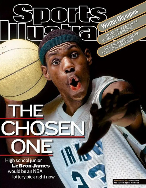 Ο Lebron James στο εξώφυλλο του περιοδικού Sports Illustrated