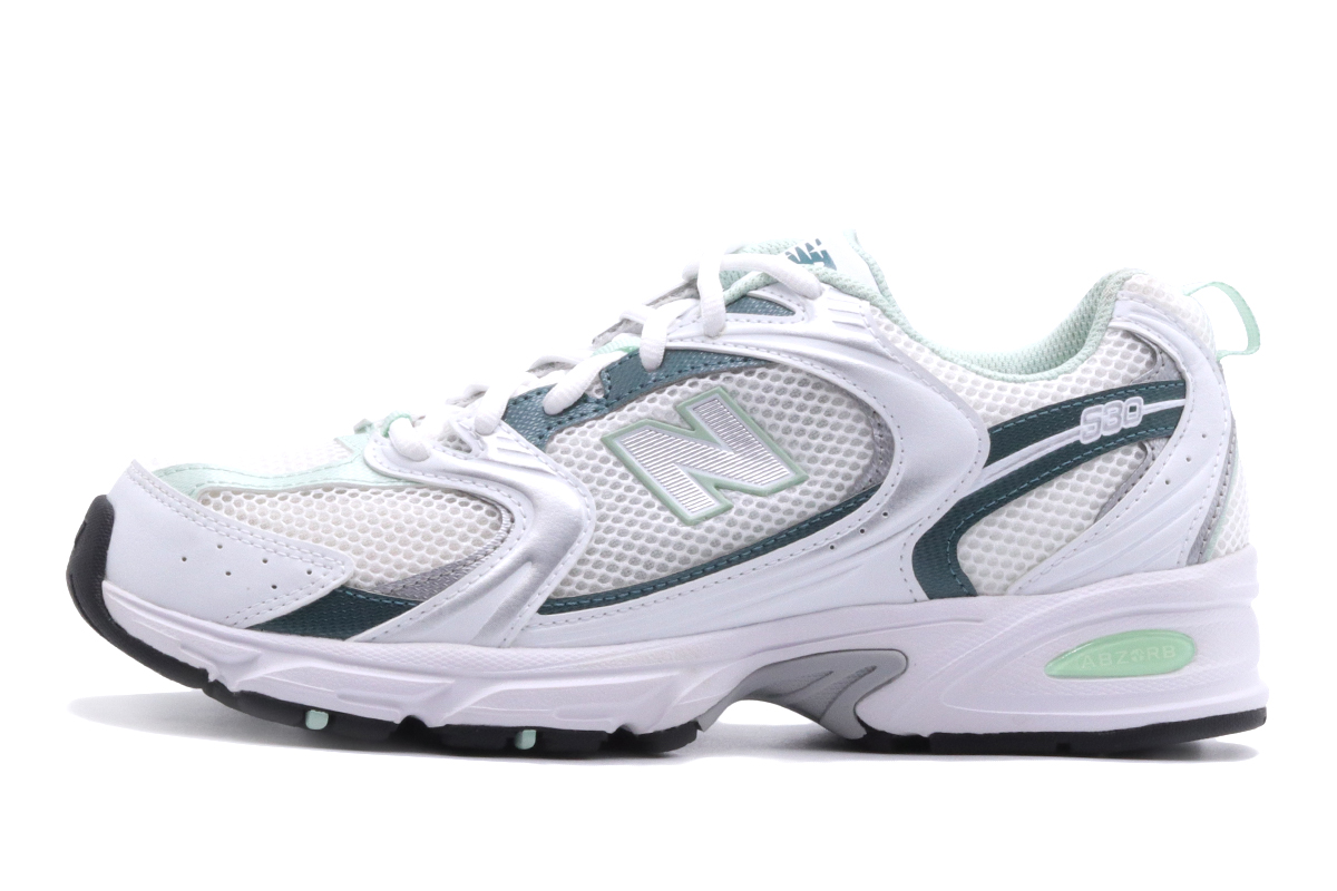 Ανδρικα New Balance sneakers σε λευκό και πράσινο χρώμα