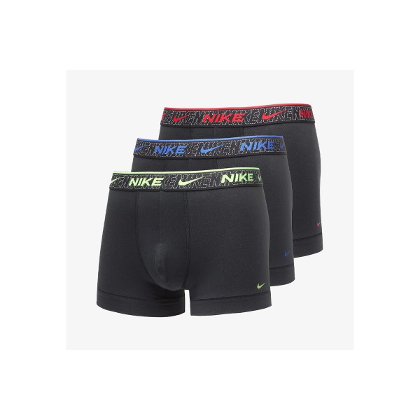 Nike Everyday Cotton Stretch Shorty Εσώρουχο Boxer 3-Τεμάχια (0000KE1008 JV7)