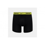 Nike Dri-FIT Everyday Cotton Stretch Ανδρικά Boxer Εσώρουχα Μαύρα 2 Τεμάχια