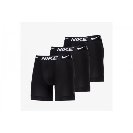 Nike Dri-FΙΤ Essential Micro Ανδρικά Boxer Εσώρουχα Μαύρα 3 Τεμάχια