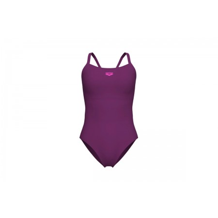 Arena Womens Solid Swimsuit Lightdrop Back B 