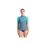 Arena Rash Vest Γυναικεία Κοντομάνικη Αντηλιακή Μπλούζα