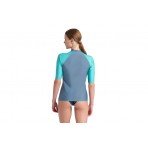 Arena Rash Vest Γυναικεία Κοντομάνικη Αντηλιακή Μπλούζα