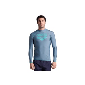 Arena Rash Vest L-S Graphic Μπλούζα Uv Protection Ανδρική (006291580)