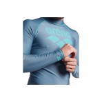 Arena Rash Vest Ανδρική Μακρυμάνικη Αντηλιακή Μπλούζα Ραφ, Άκουα