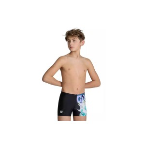 Arena Boys Waves Breaking Swim Short Μαγιό Boxer (006729500 BLACK-MULTI)