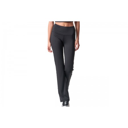 Body Action Womens High Waisted Wide Κολάν Μακρύ Γυναικείο (011426 BLACK-01)