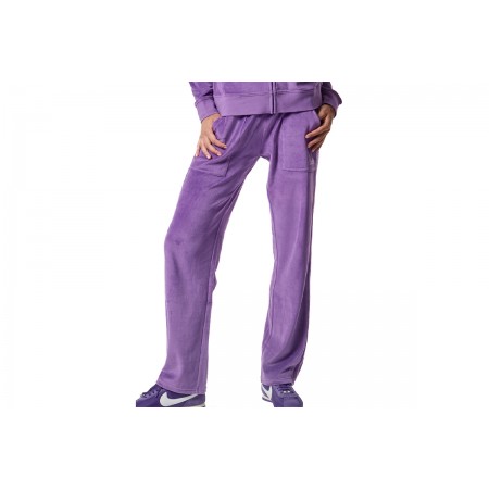 Body Action Womens Basic Velour Παντελόνι Φόρμας Γυναικείο 