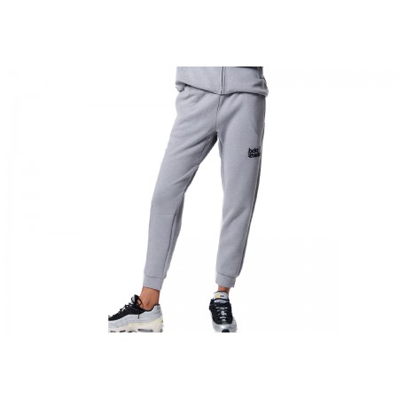 Body Action Sport Gym Tech Fleece Γυναικείο Παντελόνι Φόρμας Γκρι