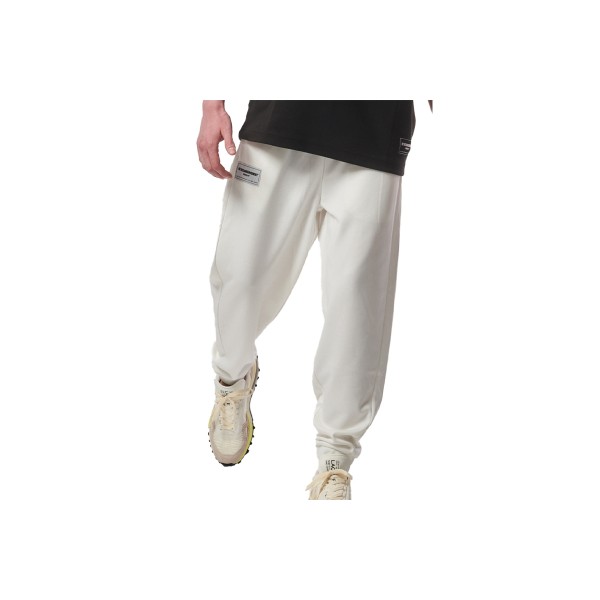 Body Action Tech Fleece  Παντελόνι Φόρμας Ανδρικό (023431 STAR WHITE-05A)