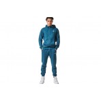 Body Action Fleece Sportstyle Ανδρικό Παντελόνι Φόρμας Πετρόλ