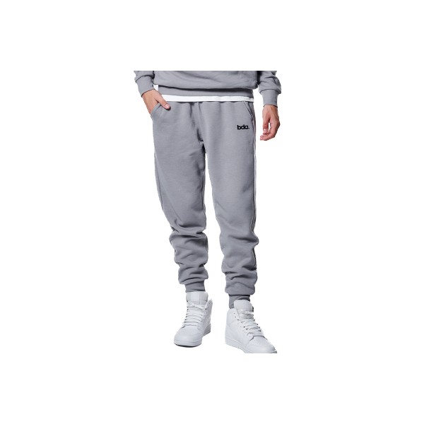 Body Action Fleece Sportstyle Παντελόνι Φόρμας Ανδρικό (023438 SILVER GREY-03)