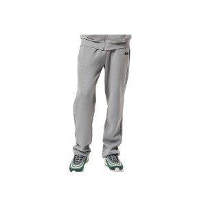 Body Action Fleece Open Leg Παντελόνι Φόρμας Ανδρικό (023439 SILVER GREY-03)