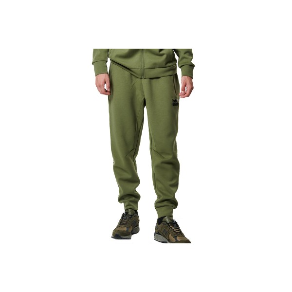 Body Action Men S Sport Gym Tech Παντελόνι Φόρμας Ανδρικό (023440 KHAKI GREEN-07E)