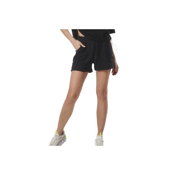 Body Action Athletic W Embroidery Σορτς Αθλητικό Γυναικείο (031424 BLACK-01)