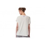 Body Action Relaxed Fit Γυναικείο Κοντομάνικο T-Shirt Λευκό