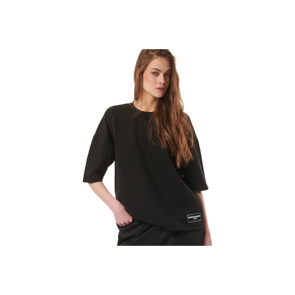 Body Action Lifestyle Oversized  T-Shirt Γυναικείο (051423 BLACK-01)