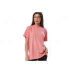 Body Action Oversized Fit Γυναικείο Κοντομάνικο T-Shirt Ροζ