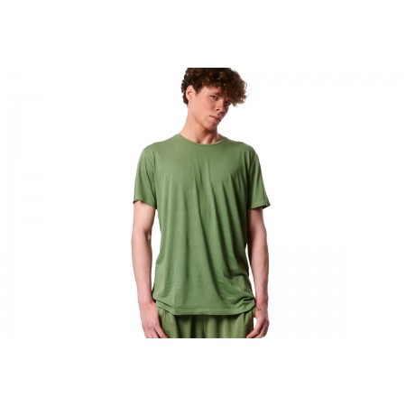 Body Action Natural Dye Short Sleeve T-Shirt Ανδρικό 