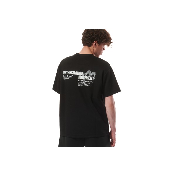 Body Action Oversized Lifestyle T-Shirt Ανδρικό (053421 BLACK-01)