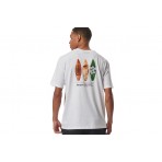 Body Action Lifestyle Fit Ανδρικό Κοντομάνικο T-Shirt Λευκό