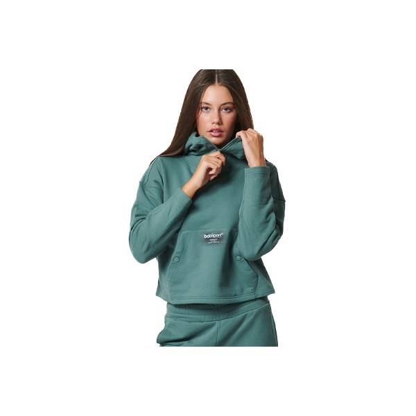 Body Action Oversized Hoodie Γυναικείο (061434 PINE GREEN-07B)