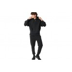 Body Action Mens Lounge Fleece Ανδρικό Φούτερ Με Κουκούλα Μαύρο