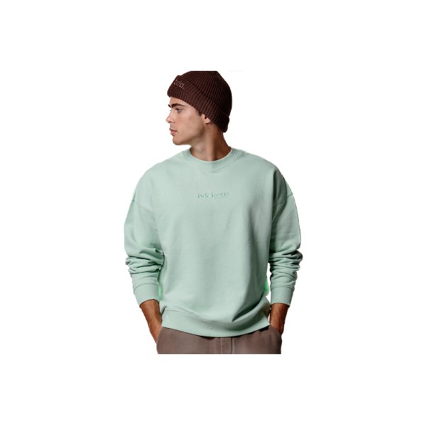 Body Action Crewneck Μπλούζα Με Λαιμόκοψη Ανδρική (063417 AQUA MINT-07D)