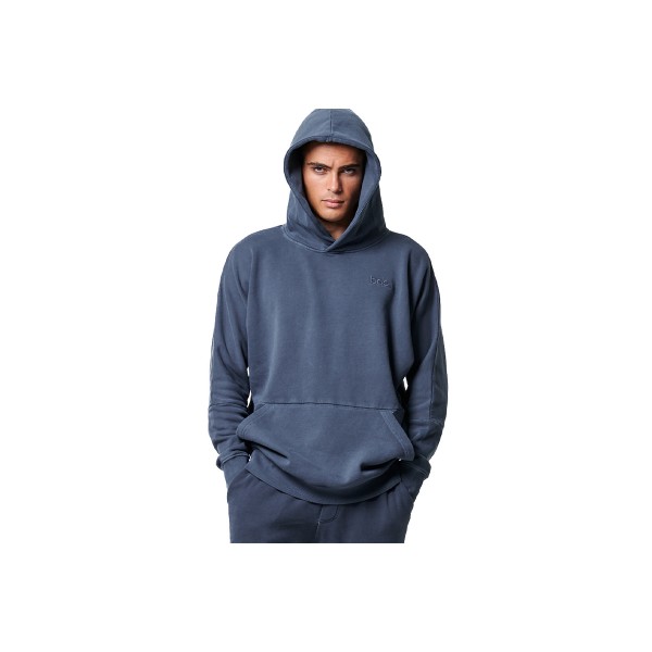 Body Action Faded-Effect Hoodie Ανδρικό (063422 OCEAN BLUE-04)