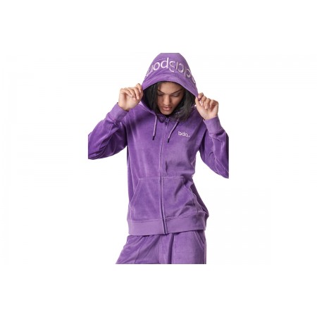 Body Action Womens Velour Ζακέτα Βελουτέ Γυναικεία (071417 PURPLE SAPPHIRE-13)