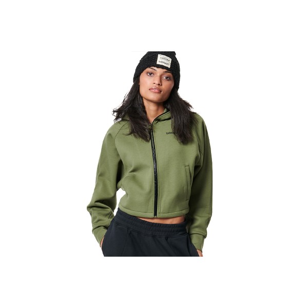 Body Action Sport Gym Tech Crop Ζακέτα Πολυεστερική Γυναικεί (071425 KHAKI GREEN-07E)