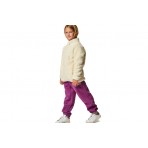 Body Action Girls Fluffy Fleece Παιδική Ζακέτα Sherpa Λευκή