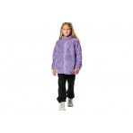 Body Action Girls Fluffy Fleece Παιδική Ζακέτα Sherpa Μωβ