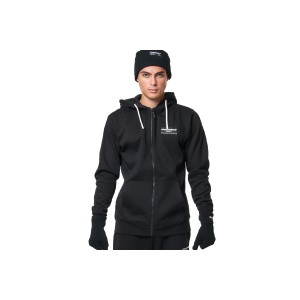 Body Action Full Zip Function Ζακέτα Βαμβακερή Ανδρική (073416 BLACK-01)