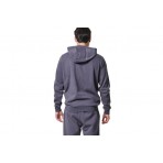 Body Action Fleece Full Zip Ανδρική Ζακέτα Με Κουκούλα