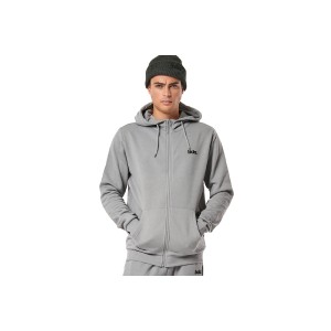 Body Action Fleece Full Zip Ζακέτα Βαμβακερή Ανδρική (073419 SILVER GREY-03)