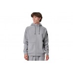 Body Action Tech Fleece Ανδρική Ζακέτα Με Κουκούλα Γκρι