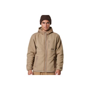 Body Action Ζακέτα Sherpa Ανδρική (073422 FOSSIL BEIGE-05C)