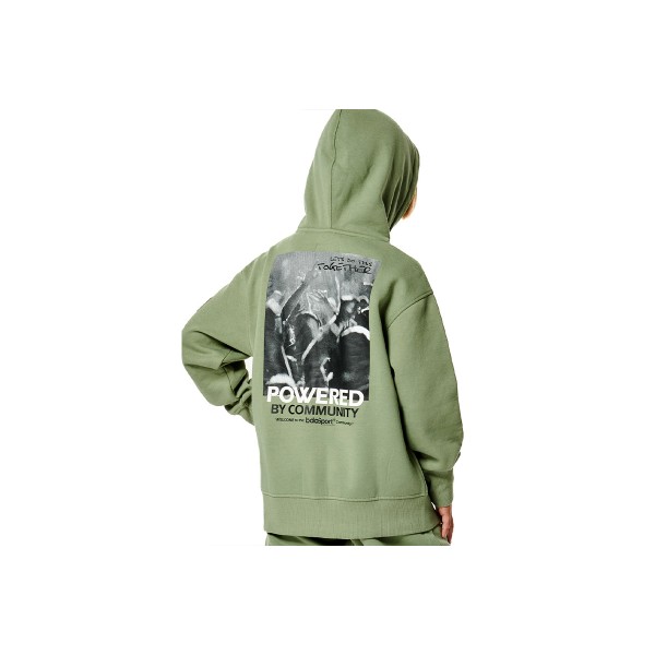 Body Action Boy S Long Sleeve Full Zip Ζακέτα Βαμβακερή (074406 SPRAY GREEN-07)