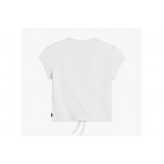 Converse Drawstring Ruched Crop Top Κοντομάνικο Γυναικείο (10027398-A03)