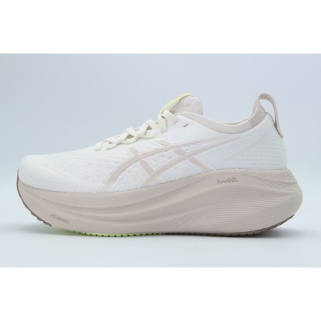 Asics Gel-Nimbus 27 Αθλητικά Παπούτσια για Τρέξιμο Εκρού, Μπεζ