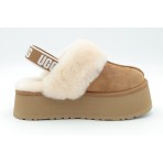 Ugg Funkette Γυναικεία Slippers Καφέ, Λευκά