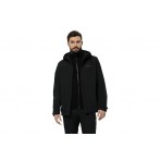 Jack Wolfskin Taubenberg 3In1 Jkt M Μπουφάν Αντιανεμικό Ανδρικό (1115311-6001)