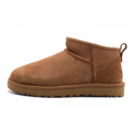 Ugg Classic Ultra Mini Γυναικεία Μποτάκια Καφέ