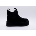 Ugg Neumel Platform Chelsea Γυναικεία Μποτάκια Μαύρα