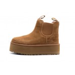 Ugg Neumel Platform Chelsea Γυναικεία Μποτάκια Καφέ