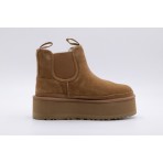 Ugg Neumel Platform Chelsea Γυναικεία Μποτάκια Καφέ