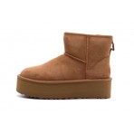 Ugg Classic Mini Platform Γυναικεία Μποτάκια Καφέ