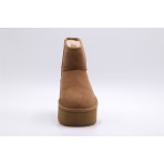 Ugg Classic Mini Platform Γυναικεία Μποτάκια Καφέ